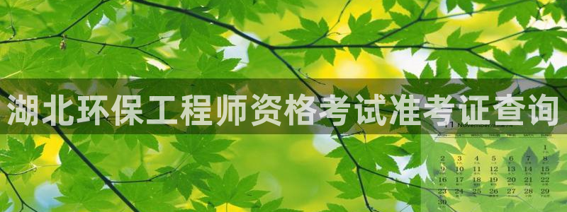 彩名堂客服电话号码：湖北环保工程师资格考试准考证查询