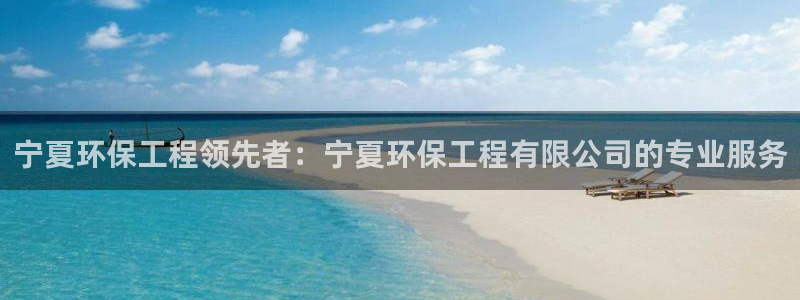 正规彩名堂官网计划：宁夏环保工程领先