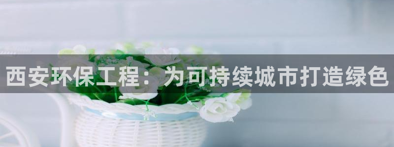 彩名堂app官网：西安环保工程：为可持续城市打造绿色