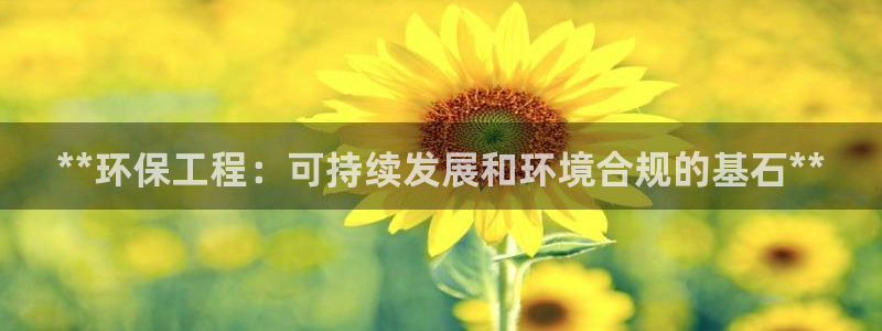彩名堂官方软件下载：**环保工程：可
