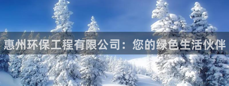 彩名堂计划app新版：惠州环保工程有限公司：您的绿色生活伙伴