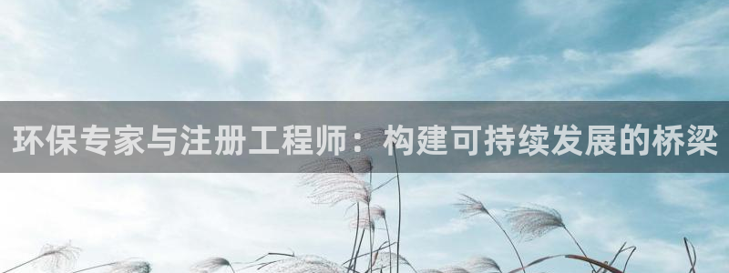彩名堂app官方网址是多少：环保专家与注册工程师：构建可持续